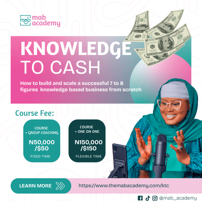 Knowledge to Cash